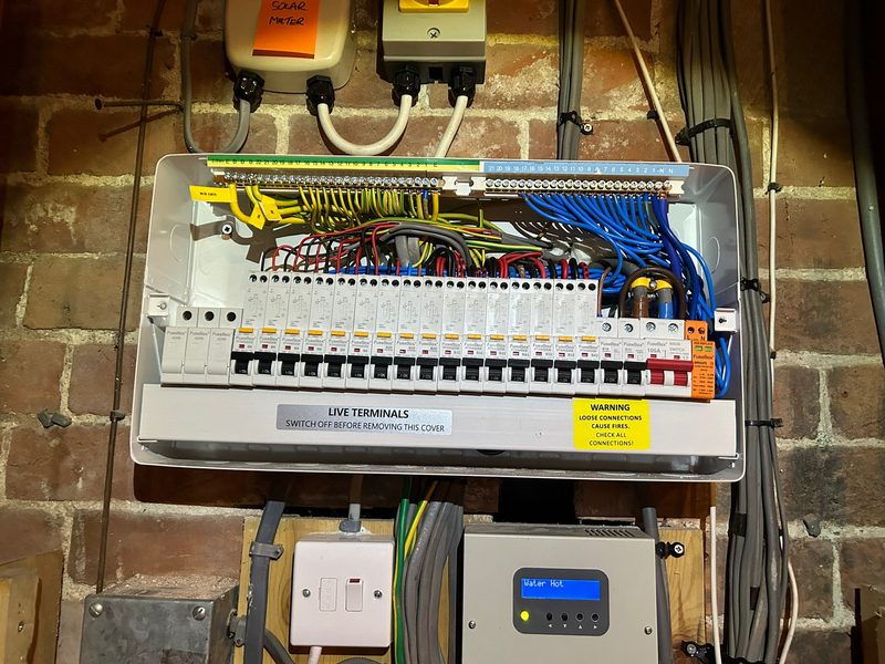 18-way consumer unit installation Edinburgh