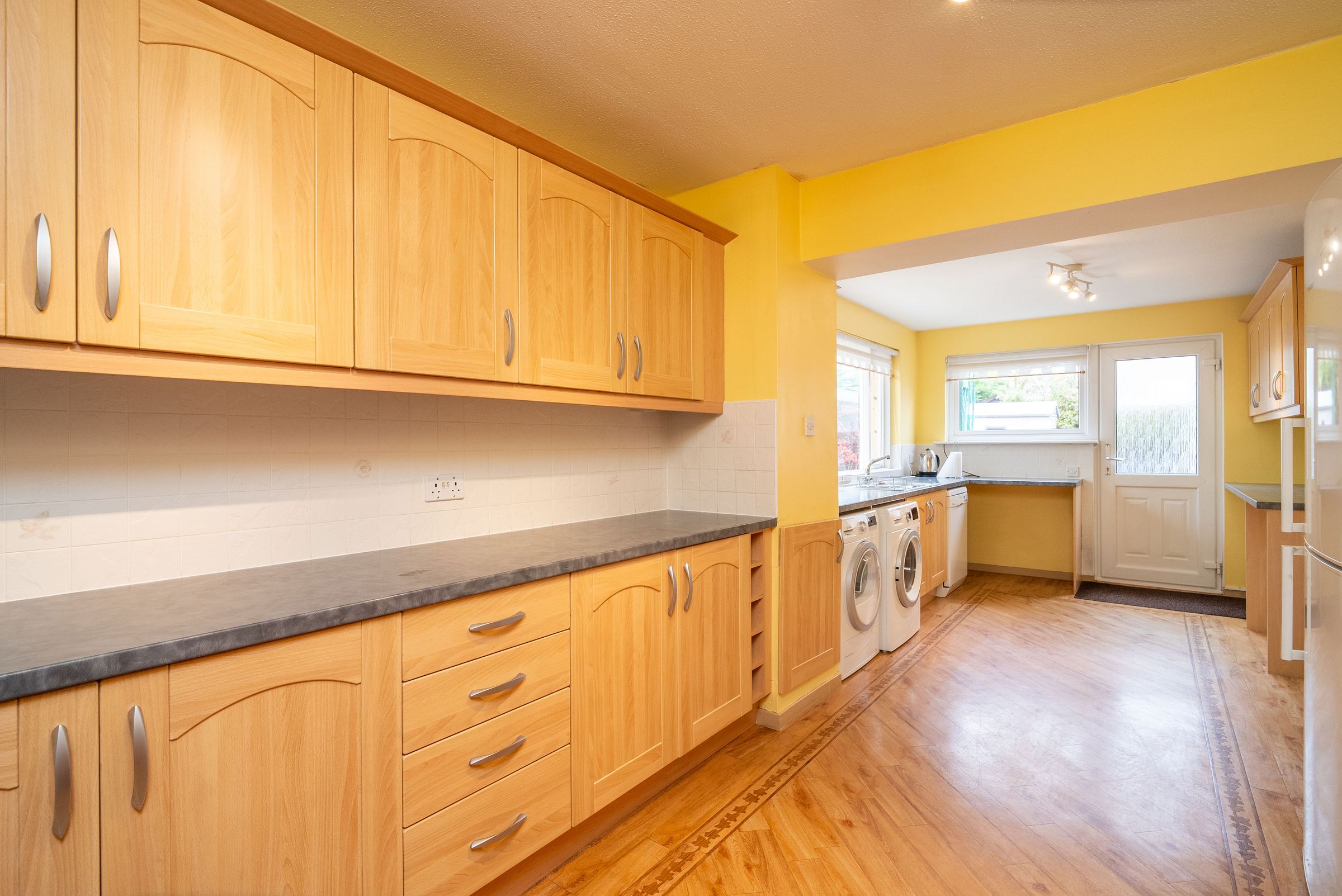 Kitchen before repainting — Edinburgh property
